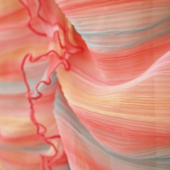 NWT Hello Molly Sweeter Together Rainbow Spaghetti Strap Mini Dress sz US 4 - Picture 9 of 11